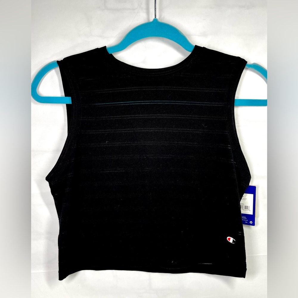 NWT Champion Black Athletic Crop Top Tank size small
